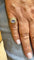 Bague 48 Bague marguerite ancienne en or rose 18 carats, aigue-marine et diamants 58 Facettes