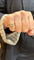 Bague 48 Bague marguerite ancienne en or rose 18 carats, aigue-marine et diamants 58 Facettes