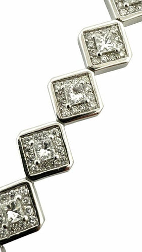 Bracelet Bracelet en or blanc 18 carats et diamants 58 Facettes