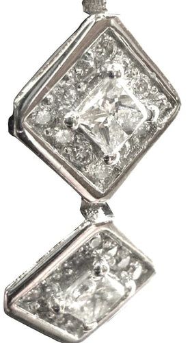 Bracelet Bracelet en or blanc 18 carats et diamants 58 Facettes