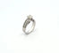 Bague 56 Solitaire - Bague en or blanc 18 carats et diamants 58 Facettes