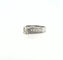 Bague 56 Solitaire - Bague en or blanc 18 carats et diamants 58 Facettes