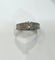 Bague 56 Solitaire - Bague en or blanc 18 carats et diamants 58 Facettes