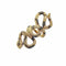 Bague 55 Bague serpent en or jaune 18 carats et diamants 58 Facettes