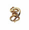 Bague 55 Bague serpent en or jaune 18 carats et diamants 58 Facettes