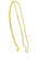 Collier Chaîne maille gourmette en or jaune 18 carats 60 cm 58 Facettes