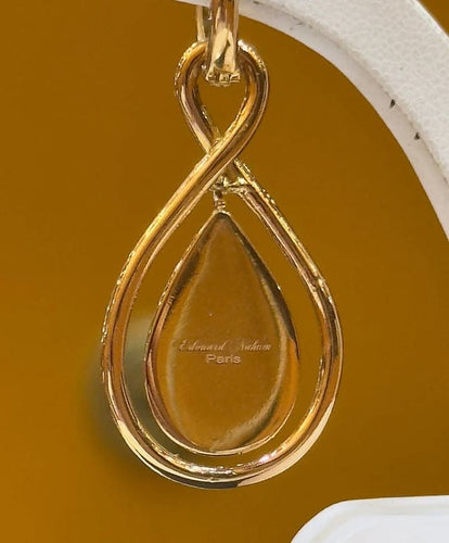 Boucles d'oreilles Édouard Nahum - Boucles d’oreilles modulables en or rose 18 carats et diamants 58 Facettes