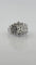 Bague 60 Bague en or blanc 18 carats ornée de diamants 58 Facettes