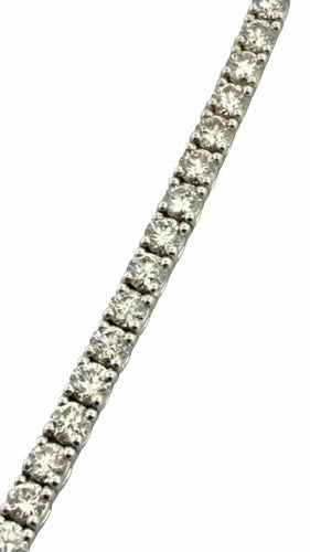 Bracelet Bracelet rivière de diamants - Bracelet tennis en or blanc 18 carats 58 Facettes