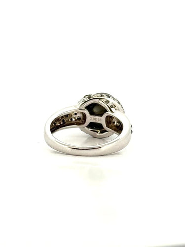 Bague 55 Mauboussin Caviar Mon Amour - Bague en or blanc 18 carats et diamants 58 Facettes
