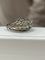 Bague 60 Bague ancienne ajourée en or blanc et diamants 58 Facettes