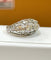 Bague 60 Bague ancienne ajourée en or blanc et diamants 58 Facettes