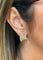 Boucles d'oreilles Boucles d’oreilles clips feuilles en or rose 18 carats et diamants 58 Facettes