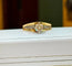 Bague 61 Solitaire - Bague bicolore en or 18 carats et diamant 58 Facettes