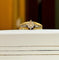 Bague 61 Solitaire - Bague bicolore en or 18 carats et diamant 58 Facettes