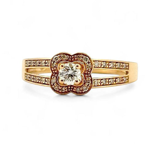 Bague 53 Mauboussin - Bague en or jaune 18 carats et diamants 58 Facettes