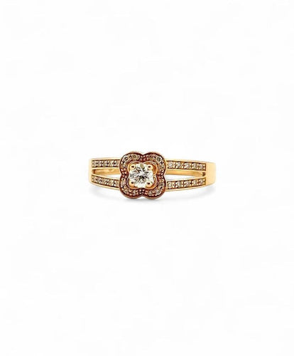 Bague 53 Mauboussin - Bague en or jaune 18 carats et diamants 58 Facettes