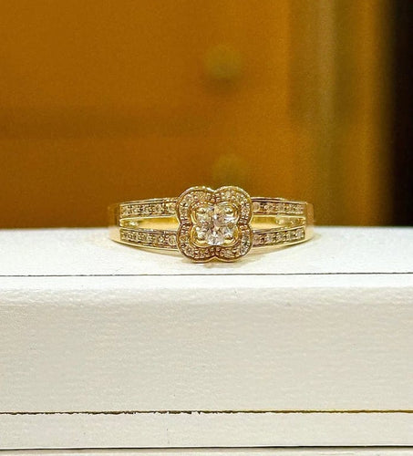 Bague 53 Mauboussin - Bague en or jaune 18 carats et diamants 58 Facettes