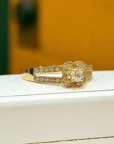 Bague 53 Mauboussin - Bague en or jaune 18 carats et diamants 58 Facettes