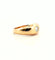 Bague 53 Bague jonc anglais en or jaune 18 carats et diamant 58 Facettes