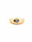Bague 53 Bague jonc anglais en or jaune 18 carats et diamant 58 Facettes