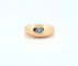 Bague 53 Bague jonc anglais en or jaune 18 carats et diamant 58 Facettes