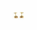 Boucles d'oreilles Puces d’oreilles en or jaune 18 carats et diamants 58 Facettes