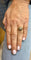 Bague 53 Bague ancienne panier en or rose 18 carats et diamants 58 Facettes