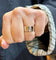Bague 52 Gucci - Alliance en or blanc 18 carats 58 Facettes