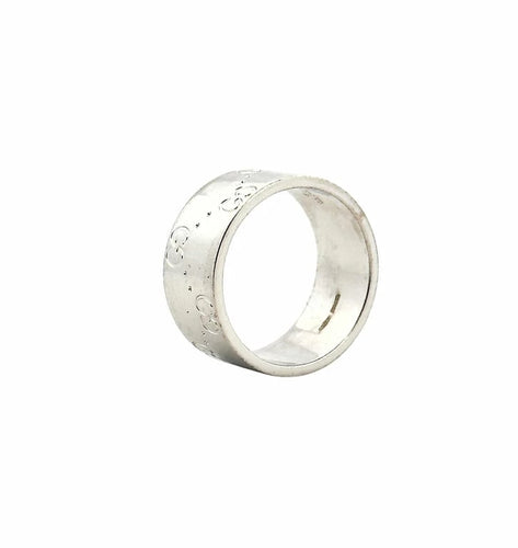 Bague 52 Gucci - Alliance en or blanc 18 carats 58 Facettes