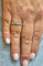 Bague 56 Alliance vintage en or blanc 18 carats et diamants, taille 56 58 Facettes