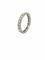 Bague 56 Alliance vintage en or blanc 18 carats et diamants, taille 56 58 Facettes