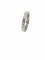Bague 56 Alliance vintage en or blanc 18 carats et diamants, taille 56 58 Facettes