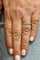 Bague 53 Demi-alliance - Bague en or blanc 18 carats et diamants 58 Facettes