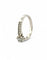 Bague 54 Solitaire - Bague en or blanc 18 carats et diamants 58 Facettes