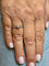 Bague 54 Solitaire - Bague en or blanc 18 carats et diamants 58 Facettes