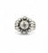 Bague 54 Bague marguerite ancienne - Diamants en or blanc 18 carats 58 Facettes