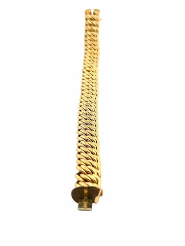 Bracelet Bracelet maille américaine en or jaune 18 carats 58 Facettes