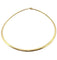 Collier Collier maille Oméga semi-rigide en or jaune 18 carats 58 Facettes