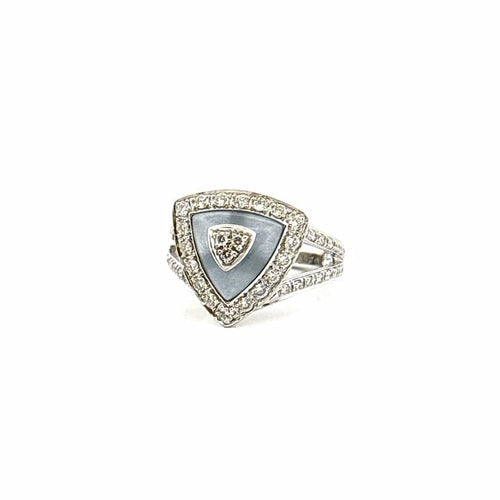 Bague 49 Mauboussin Dream My Love - Bague en or blanc 18 carats, diamants et aigue-marine 58 Facettes