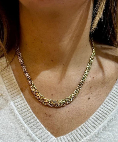Collier Collier maille royale en or jaune 18 carats (750/1000) 58 Facettes