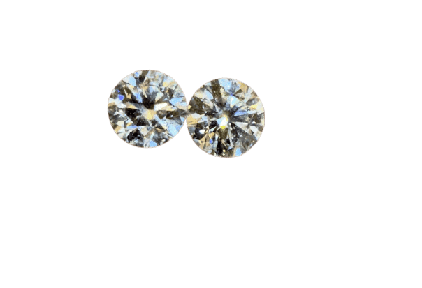 Boucles d'oreilles Lot de 2 diamants GIA libres pour puces d’oreilles 58 Facettes