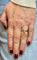 Bague 54 Solitaire - Bague en or blanc 18 carats avec diamant taille émeraude 58 Facettes