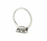 Bague 54 Bague en or blanc 18 carats sertie de diamants 58 Facettes