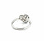 Bague 54 Bague en or blanc 18 carats sertie de diamants 58 Facettes