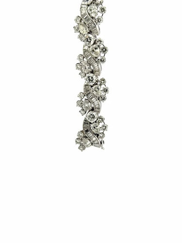 Bracelet Bracelet haute joaillerie en platine, or blanc et diamants 58 Facettes
