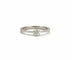 Bague 54.5 Solitaire 6 griffes - Bague en or blanc 18 carats et diamant 58 Facettes