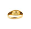Bague 67 Chevalière homme en or bicolore 18 carats et diamant 58 Facettes