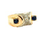 Bague 58 Bague Tank bombée chevalière en or bicolore 18 carats, saphirs et diamants 58 Facettes