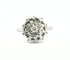 Bague 52 Bague marguerite en or blanc 18 carats et diamants 58 Facettes